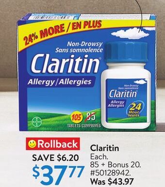 Walmart Claritin offer