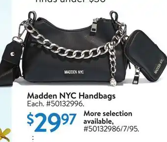 Walmart Madden nyc handbags offer