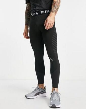 Asos Puma training formknit seamless long tights in black offer