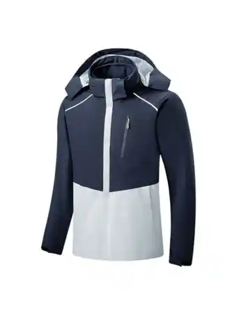 SheIn Men two tone hooded sports jacket offer