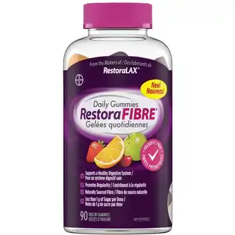 Walmart Restorafibre daily gummies | restoralax 14-dose offer