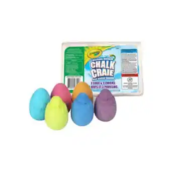 Toys R us Crayola egg & chick sidewalk chalk, 6 count offer