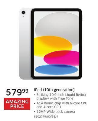 The Source Apple ipad (10th generation) offer