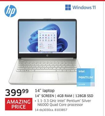 The Source Hp 14" laptop offer