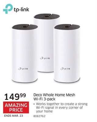 The Source Tp-link deco whole home mesh wi-fi 3-pack offer