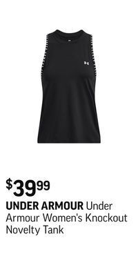 Sport Chek Under armour women's knockout novelty tank offer