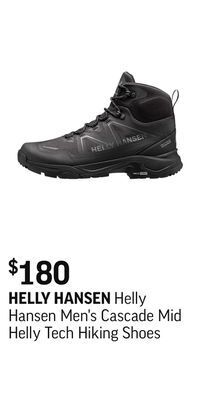 Sport Chek Helly hansen men's cascade mid helly tech hiking shoes offer