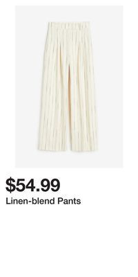H&M Linen-blend pants offer