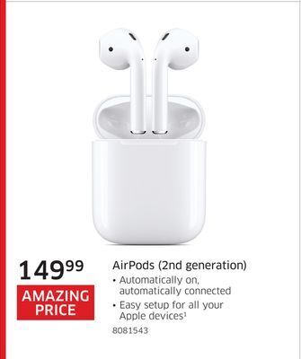 The Source Apple airpods (2nd generation) offer