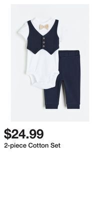 H&M 2-piece cotton set offer