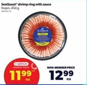 Real Canadian Superstore SeaQuest Shrimp Ring With Sauce Frozen 454g offer