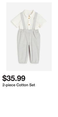 H&M 2-piece cotton set offer