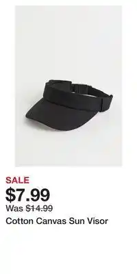 H&M Cotton canvas sun visor offer