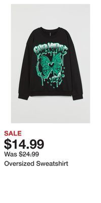 H&M Oversized sweatshirt offer