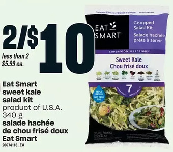 Independent Grocer Eat smart sweet kale salad kit offer