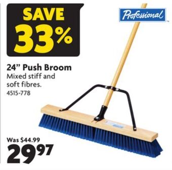 Home Hardware 24" push broom offer