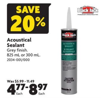 Home Hardware Acoustical sealant offer