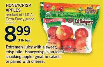 Fortinos Honeycrisp apples offer