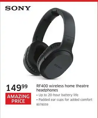 The Source Sony rf400 wireless home theatre headphones offer