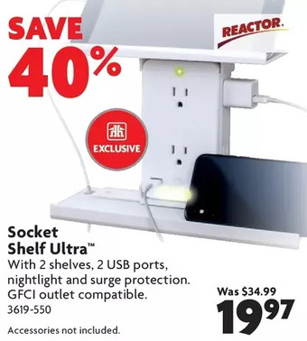 Home Hardware Socket shelf ultra offer