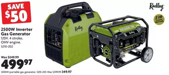 Home Hardware 2500w inverter gas generator | 3300w portable gas generator offer