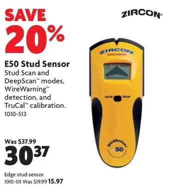 Home Hardware E50 stud sensor | edge stud sensor offer