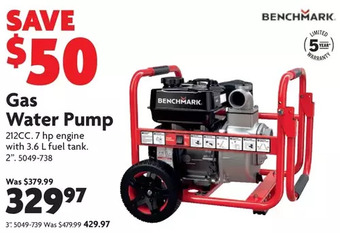 Home Hardware Gas water pump: 2" | 3" offer