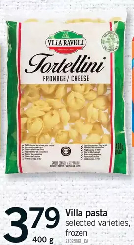 Fortinos Villa pasta offer