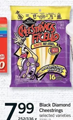 Fortinos Black diamond cheestrings offer