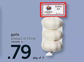 Fortinos Garlic offer