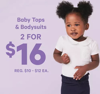 Fortinos Baby tops & bodysuits offer