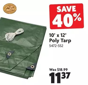 Home Hardware Poly tarp offer