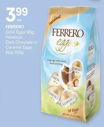 Guardian Pharmacy Ferrero gold eggs, hazelnut, dark chocolate or caramel eggs offer