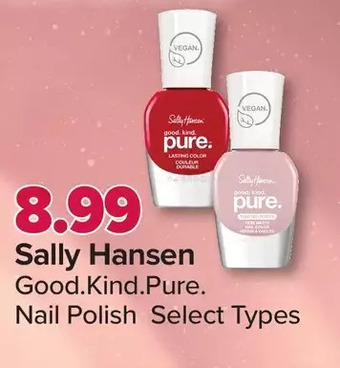 PharmaChoice Sally hansen good.kind.pure. nail polish offer