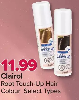 PharmaChoice Clairol root touch-up hair colour offer
