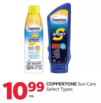 Rexall Coppertone sun care offer