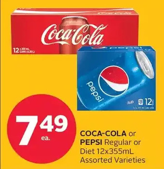 Rexall Coca-cola or pepsi offer