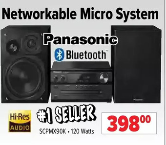 2001 Audio Video Panasonic networkable micro system offer