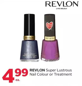 Rexall Revlon super lustrous nail colour or treatment offer