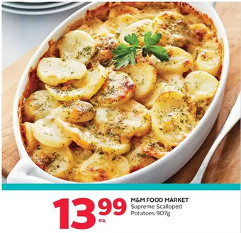Rexall M&m food market supreme scalloped potatoes offer