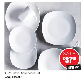 Kitchen Stuff Plus 16 pc. plato dinnerware set offer