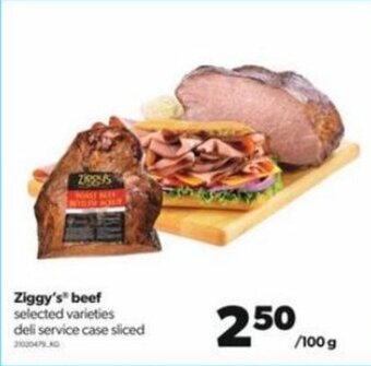 Real Canadian Superstore Ziggy's Beef 100g offer