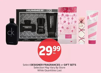 Rexall Designer fragrances or gift sets offer