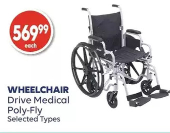 Wellwise by Shoppers Drive medical poly-fly wheelchair offer