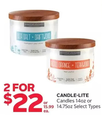 Rexall Candle-lite candles offer