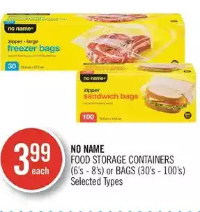 Shoppers Drug Mart No name food storage containers or bags offer