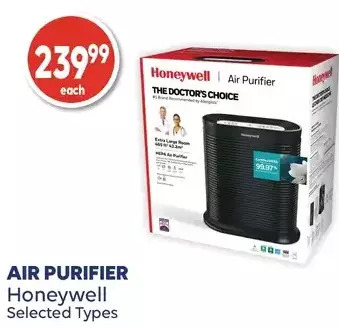 Wellwise by Shoppers Honeywell air purifier offer
