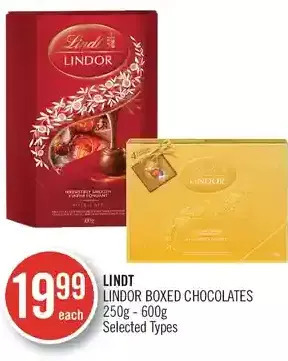 Shoppers Drug Mart Lindt lindor boxed chocolates offer