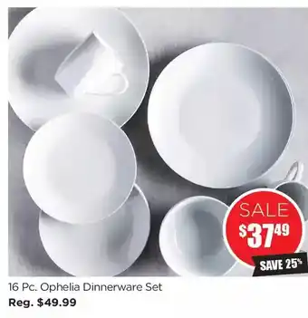 Kitchen Stuff Plus 16 pc. ophelia dinnerware set offer