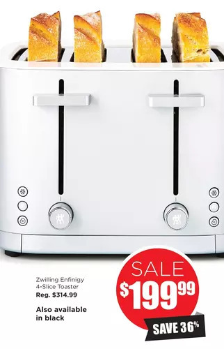 Kitchen Stuff Plus Zwilling enfinigy 4-slice toaster offer